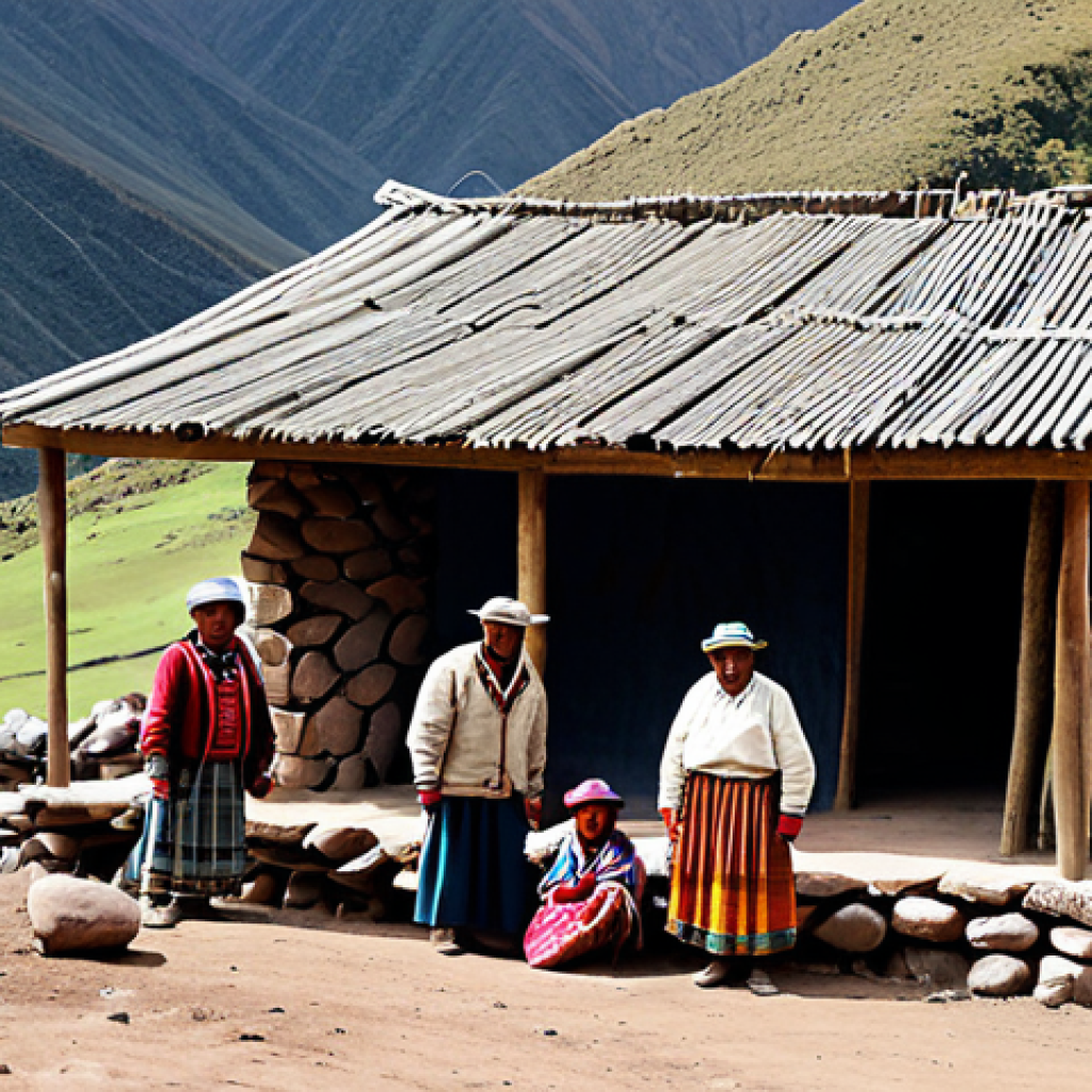 원주민 생태지혜의 협력적 학습 - Andean Community Collaboration**

"A group of Indigenous people in the Andes Mountains, working toge...