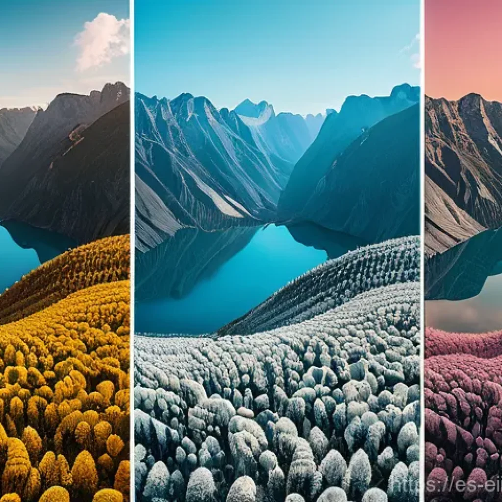 원주민 생태지혜와 생태 복원 프로젝트 - Here are three detailed image prompts based on the provided text, crafted to meet all the specified ...